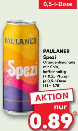 Kaufland PAULANER Spezi Angebot