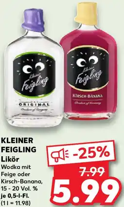 Kaufland KLEINER FEIGLING Likör Angebot