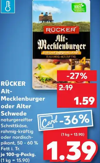 Kaufland RÜCKER Alt Mecklenburger oder Alter Schwede Angebot
