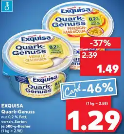 Kaufland EXQUISA Quark Genuss Angebot
