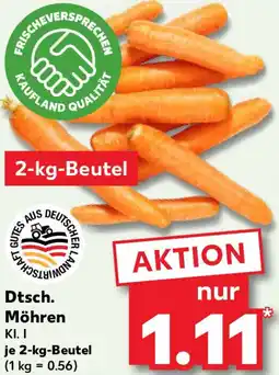 Kaufland Dtsch. Möhren Angebot