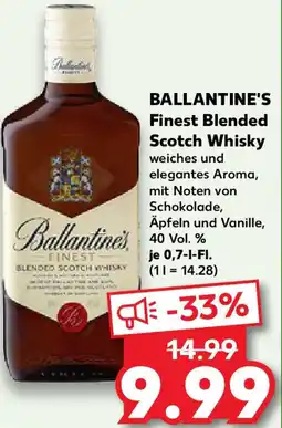 Kaufland BALLANTINE'S Finest Blended Scotch Whisky Angebot