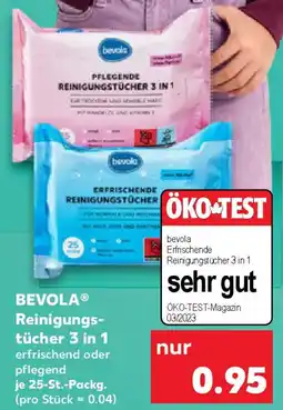 Kaufland BEVOLA Reinigungstücher 3 in 1 Angebot