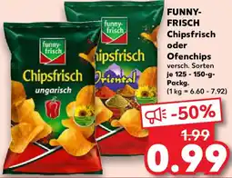 Kaufland FUNNY-FRISCH Chipsfrisch oder Ofenchips Angebot