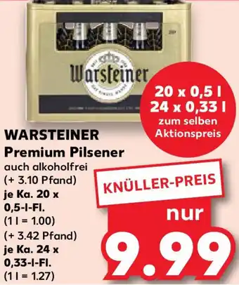 Kaufland WARSTEINER Premium Pilsener Angebot