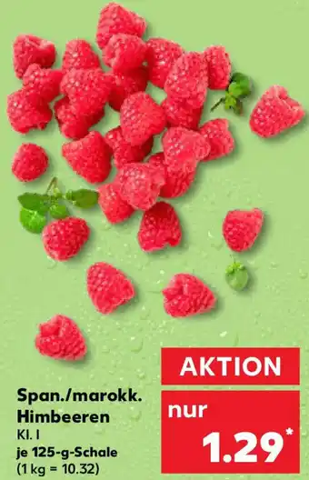 Kaufland Span./marokk. Himbeeren Angebot