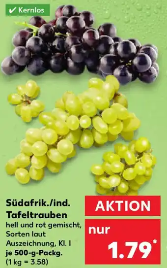 Kaufland Südafrik./ind. Tafeltrauben Angebot
