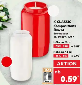 Kaufland K-CLASSIC Kompositions Öllicht Angebot