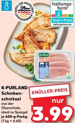 Kaufland K-PURLAND Schinkenschnitzel Angebot
