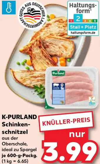 Kaufland K-PURLAND Schinkenschnitzel Angebot