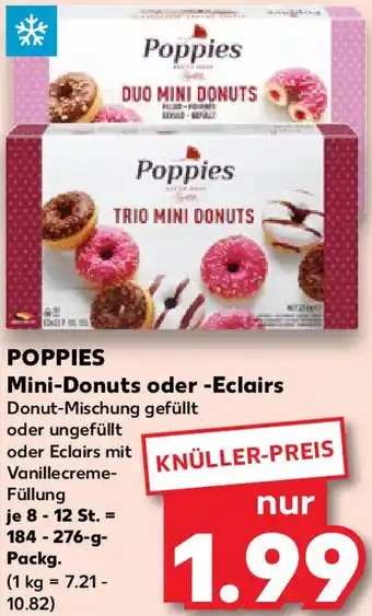Kaufland POPPIES Mini-Donuts oder Eclairs Angebot