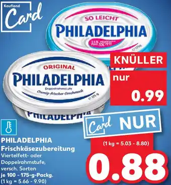 Kaufland PHILADELPHIA Frischkäsezubereitung Angebot