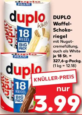 Kaufland DUPLO Waffel Schokoriegel Angebot