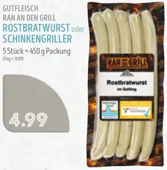 Edeka Struve Gutfleisch ran an den grill rostbratwurst oder schinkengriller Angebot