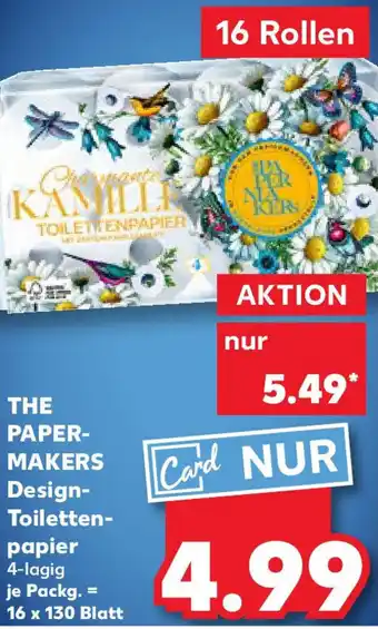 Kaufland THE PAPERMAKERS Design Toilettenpapier Angebot