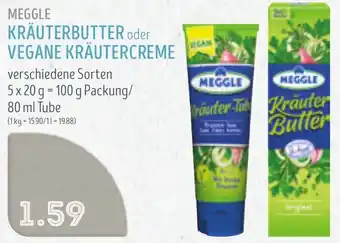 Edeka Struve Meggle kräuterbutter oder vegane kräutercreme Angebot