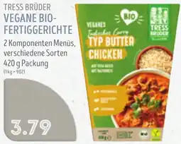 Edeka Struve Tress brüder vegane bio fertiggerichte Angebot