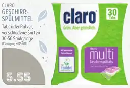 Edeka Struve Claro geschirrspülmittel Angebot