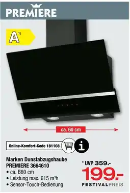 Ostermann Premiere marken dunstabzugshaube Angebot