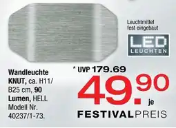 Ostermann Led leuchten wandleuchte knut Angebot