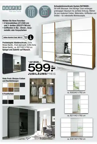 Ostermann Harper kleiderschrank Angebot