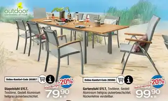 Ostermann Sylt stapelstuhl sylt oder gartenstuhl sylt Angebot