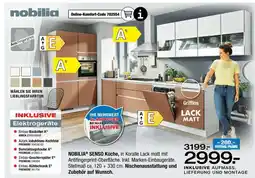 Ostermann Nobilia senso küche Angebot