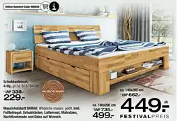 Ostermann Wildeiche massiv schubkastenset Angebot