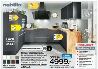 Ostermann Nobilia easytouch küche Angebot