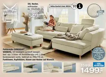 Ostermann Sansibar living polsterecke oder xxl hocker Angebot