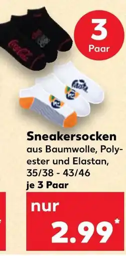 Kaufland Sneakersocken Angebot
