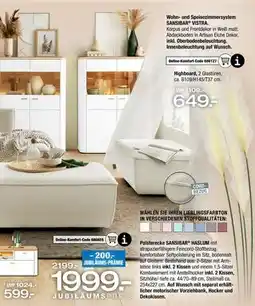 Ostermann Sansibar wohn- und speisezimmersystem sansibar vistra Angebot