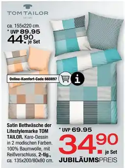 Ostermann Tom tailor satin bettwäsche Angebot