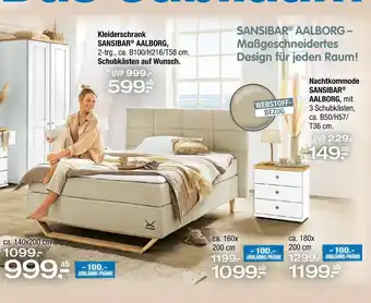 Ostermann Sansibar polsterbett aalborg, nachtkommode aalborg oder kleiderschrank aalborg Angebot
