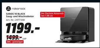 MediaMarkt Roborock saros 10 black saug- und wischroboter Angebot