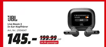 MediaMarkt Jbl live beam 3 in-ear-kopfhörer Angebot