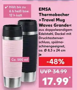 Kaufland Emsa thermobecher travel mug waves grande Angebot