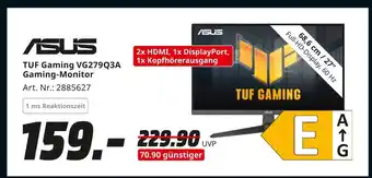 MediaMarkt Asus tuf gaming vg279q3a gaming-monitor Angebot