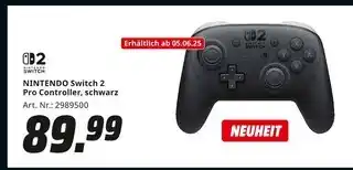 MediaMarkt Nintendo switch 2 pro controller, schwarz Angebot