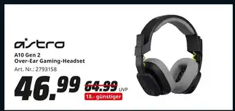 MediaMarkt Astro a10 gen 2 over-ear gaming-headset Angebot