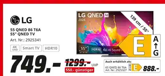 MediaMarkt Lg 55 qned 86 t6a 55 qned tv Angebot