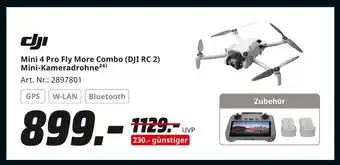 MediaMarkt Dji mini 4 pro fly more combo (dji rc 2) mini-kameradrohne Angebot