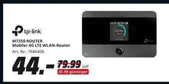 MediaMarkt Tp-link m7350 router mobiler 4g lte wlan-router Angebot
