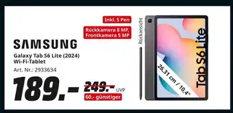 MediaMarkt Samsung galaxy tab s6 lite (2024) wi-fi-tablet Angebot