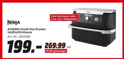 MediaMarkt Ninja af500eu foodi flex drawer heißluftfritteuse Angebot