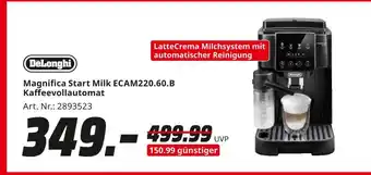 MediaMarkt Delonghi magnifica start milk ecam220.60.b kaffeevollautomat Angebot