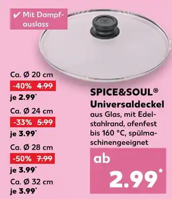Kaufland Spice&soul universaldeckel Angebot
