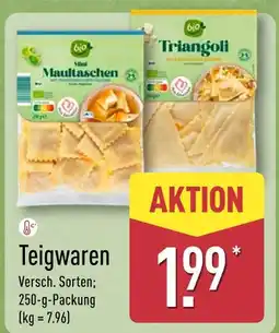 Aldi Nord Bio teigwaren Angebot