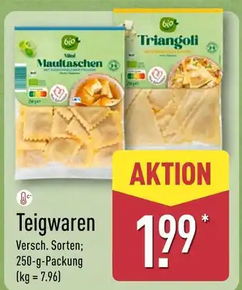 Aldi Nord Bio teigwaren Angebot