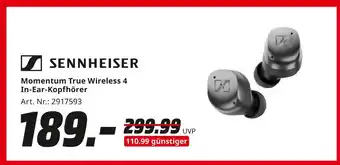 MediaMarkt Sennheiser momentum true wireless 4 in-ear-kopfhörer Angebot